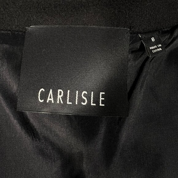 NWT Carlisle Wool Blend Removable Puffer Bottom 2-In-1 Coat • Size 6 • Black - Picture 9 of 9